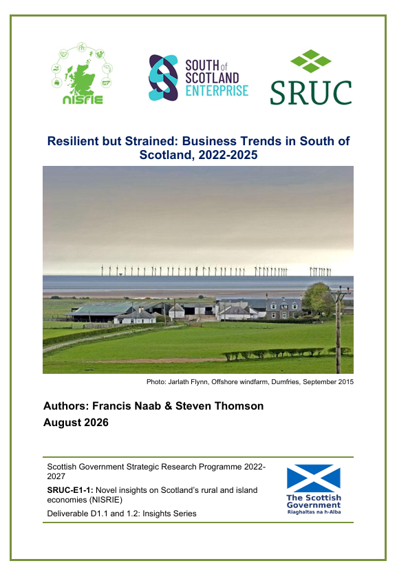 Business performance and confidence in the South of Scotland